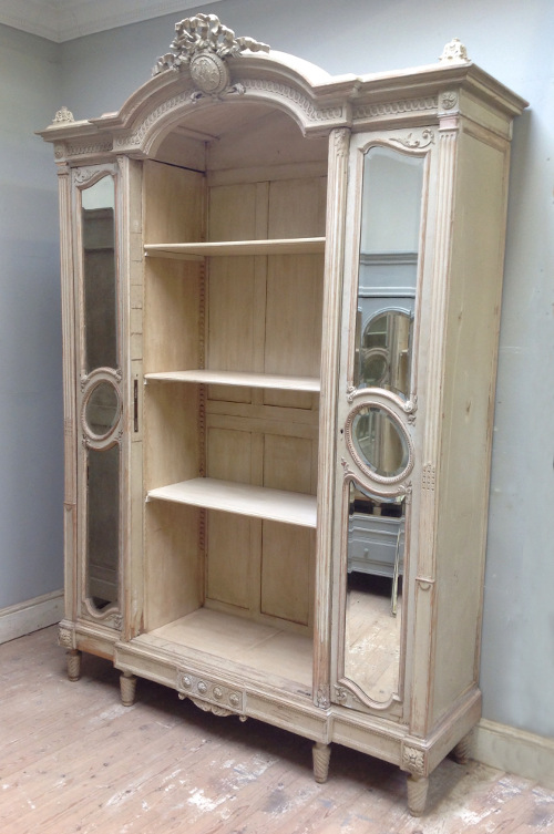 French antique armoire / display